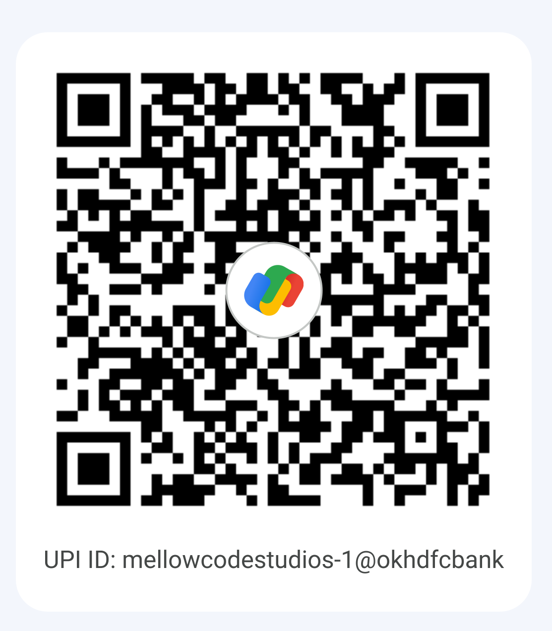 Google Pay UPI QR Code